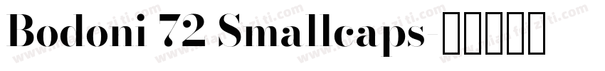 Bodoni 72 Smallcaps字体转换